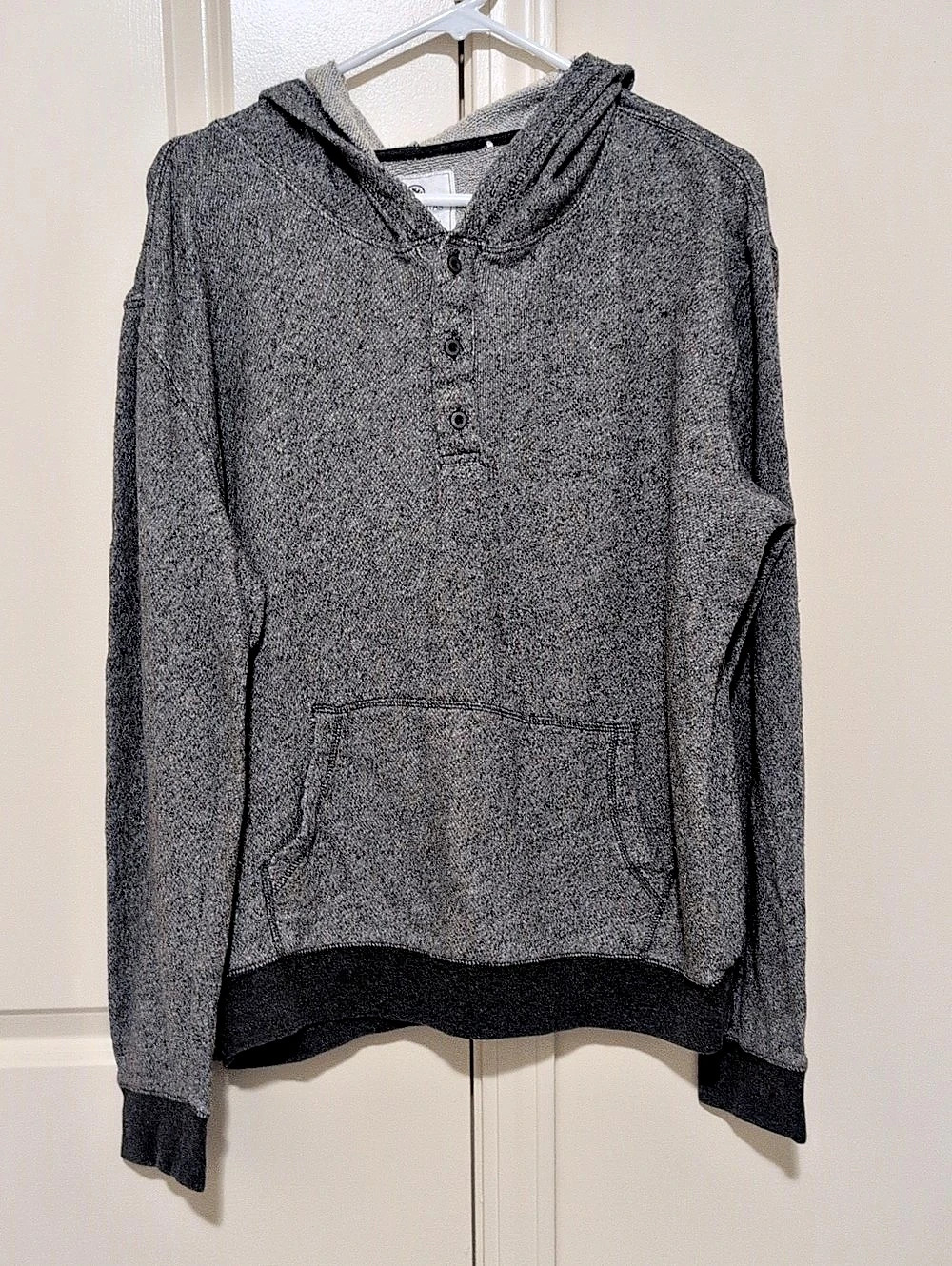 On The Byas Gray Pullover Hoodie Size Medium Like New